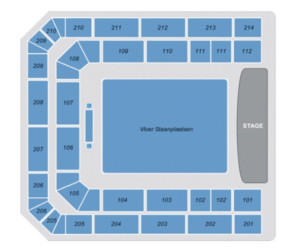 Ziggo Dome Amsterdam - Standing
